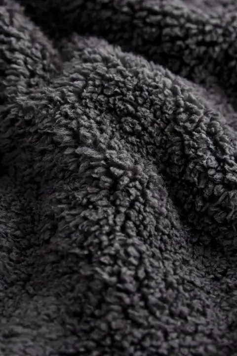 \picture of the product Slate Grey Fleece Borg Cuffed Joggers